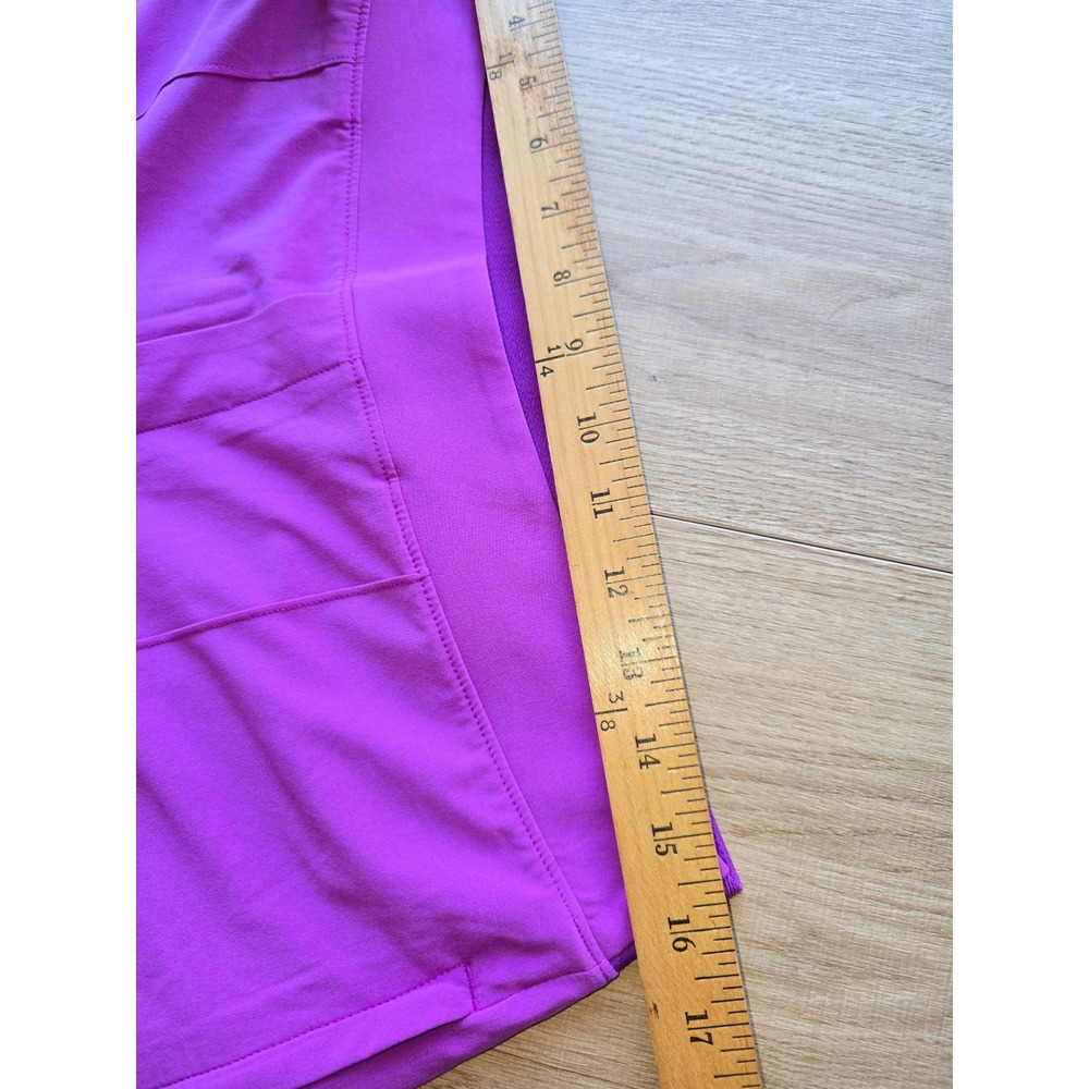 Athleta Vienna Slim Pants Women 12P Purple Stretch Travel athleisure lightweight - Picture 9 of 12